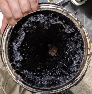 Image of Bad Chimney Before Cleaning | Mike's Chimney Sweeping