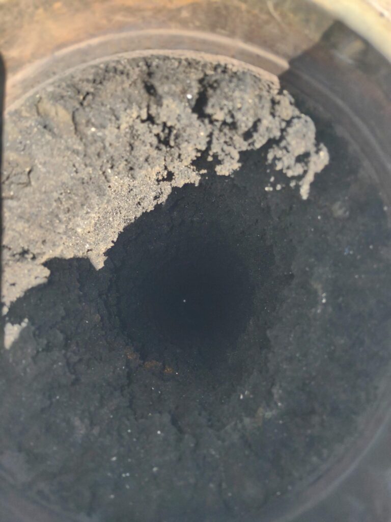 Excessive Soot inspection Done by Mike's Chimney Sweeping Team